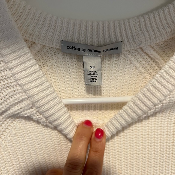 Autumn Cashmere Cotton Ombré Crewneck - NEW! - Picture 4 of 6